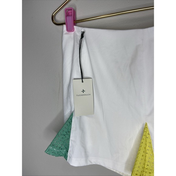 New Tuckernuck Sport Radical Rainbow 14 in Carly Tennis Skirt Skort Sz Large L - Picture 7 of 10